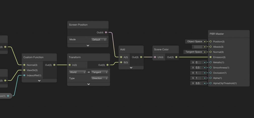 Glass Shader for Smooth Surfaces with refraction