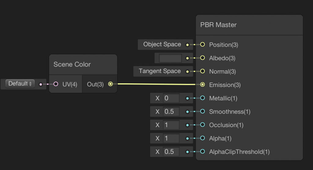 Using Scene Color Node