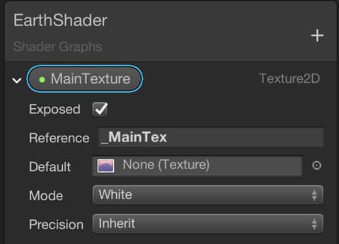 Adding Main Texture Property