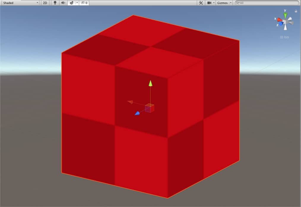 Cube with Texture Mapping Shader and Color Tint