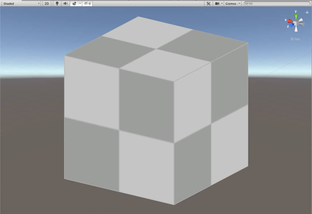 Cube with Texture Mapping Shader