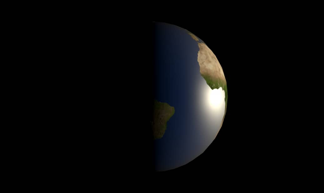 Result of adding fresnel node